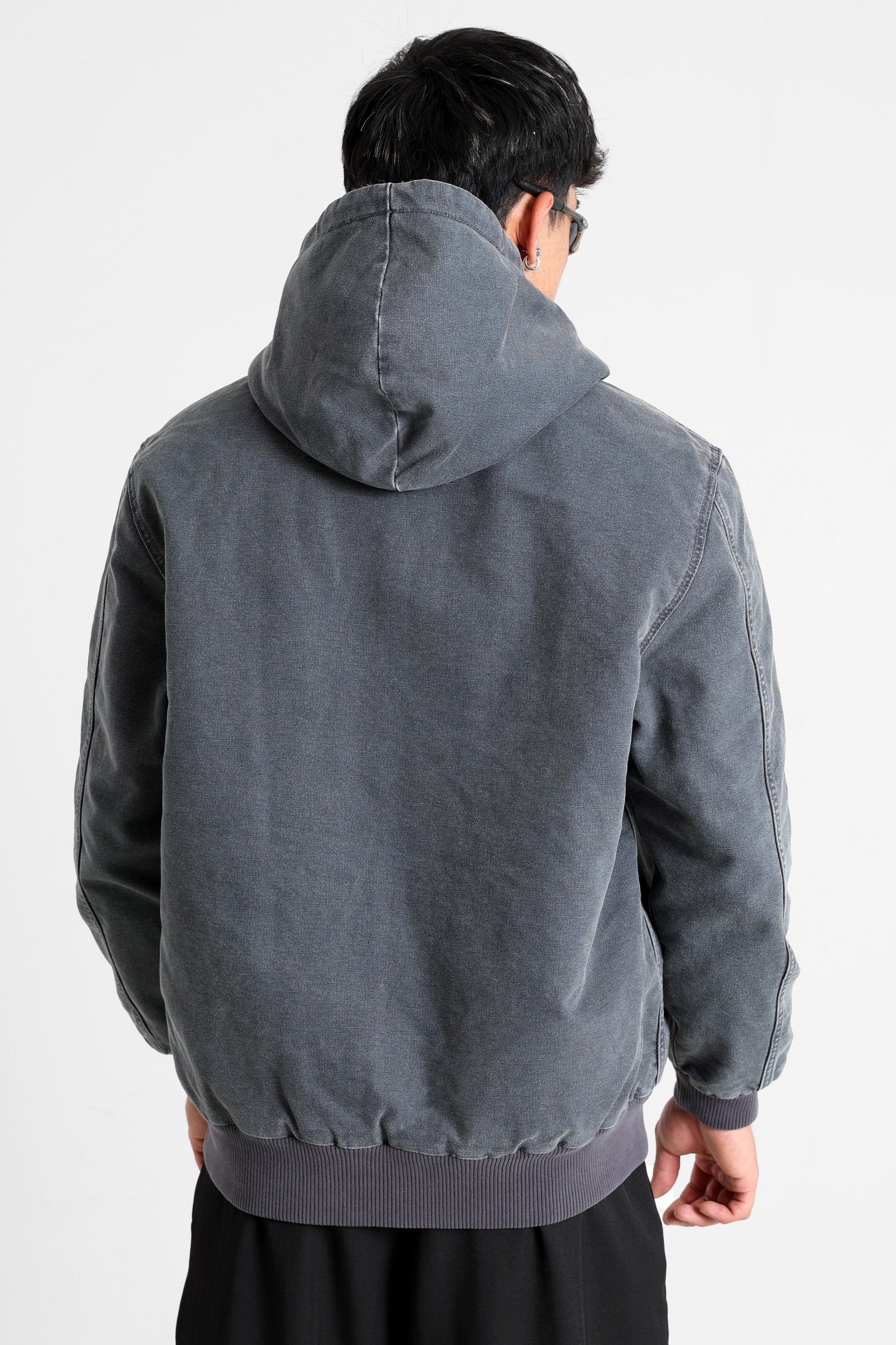 Potrero giacca in denim imbottita - Periscope Grey