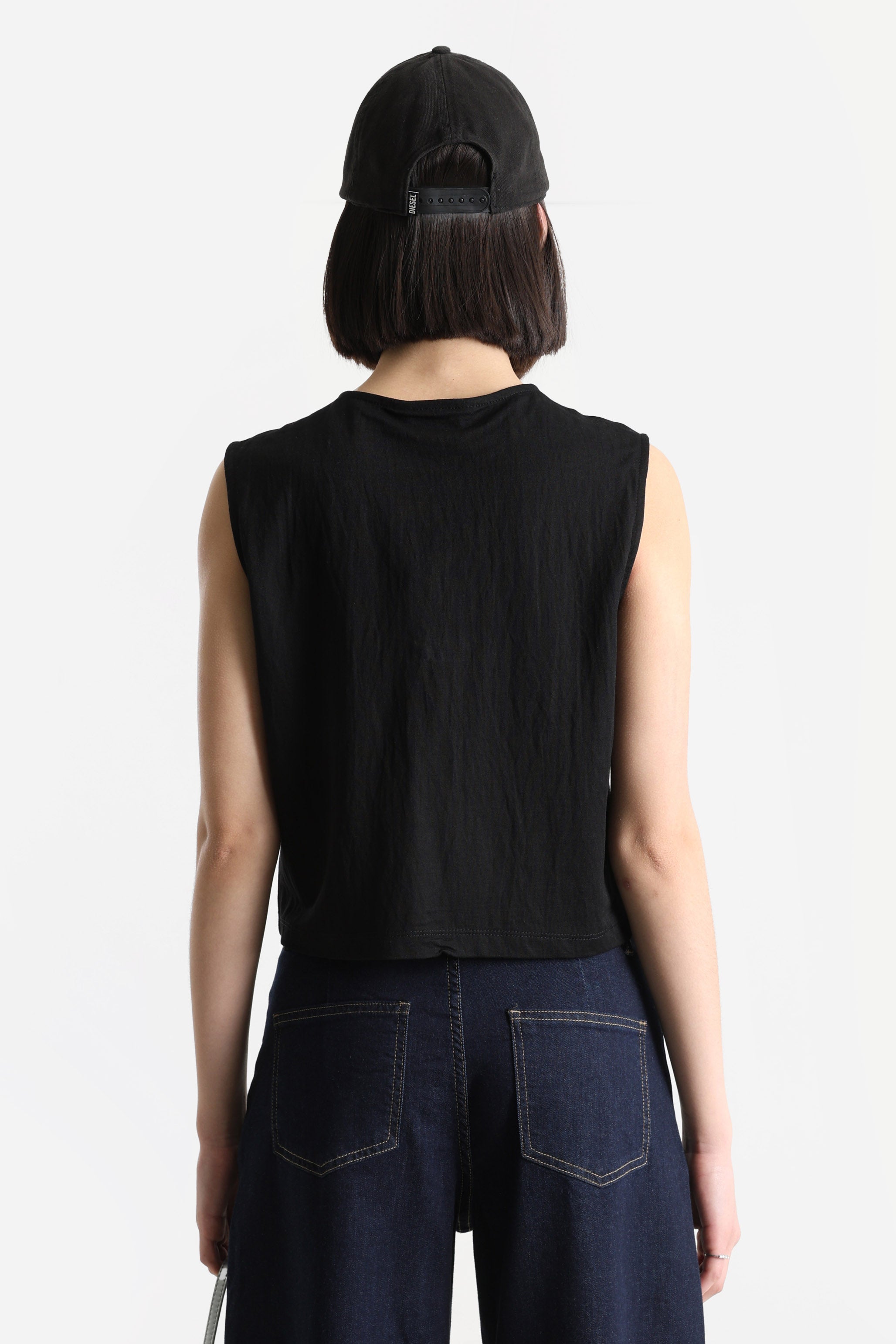 ONLSAKURA Crop Gilet - Black