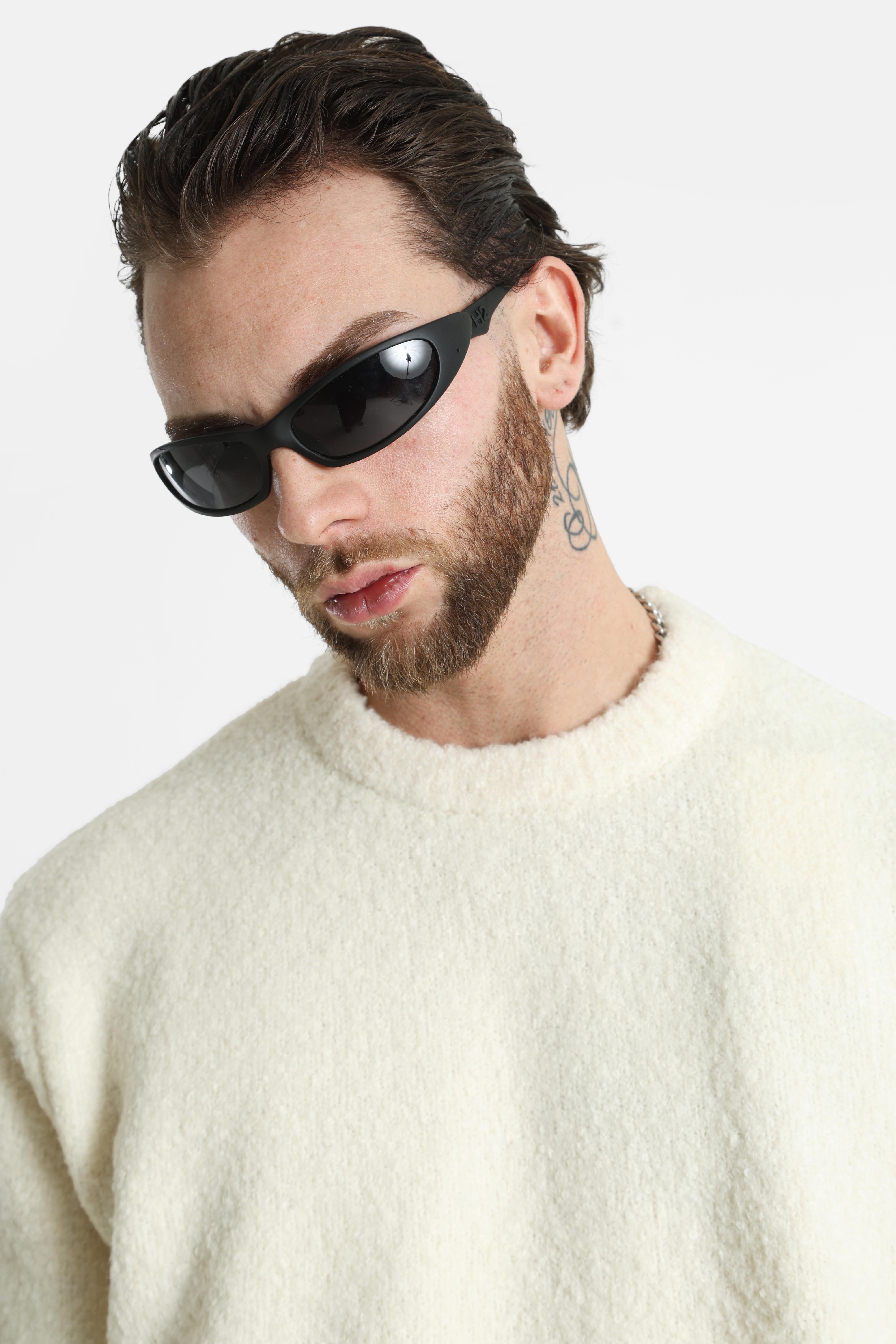 JORMEADOWS pull en tricot bouclé - Sea Salt