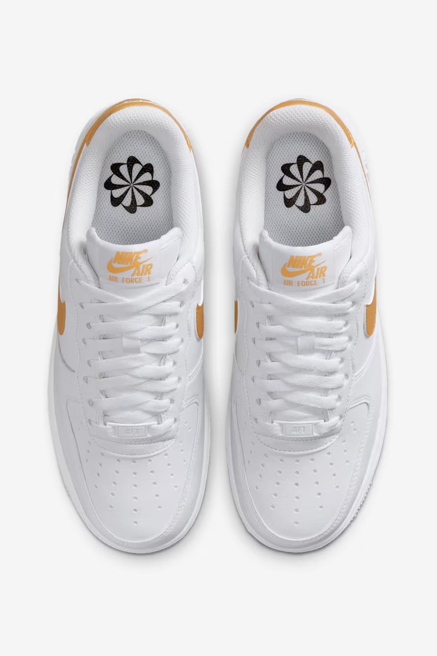 Air Force 1 '07 Next Nature Sneaker - White + Metallic Gold