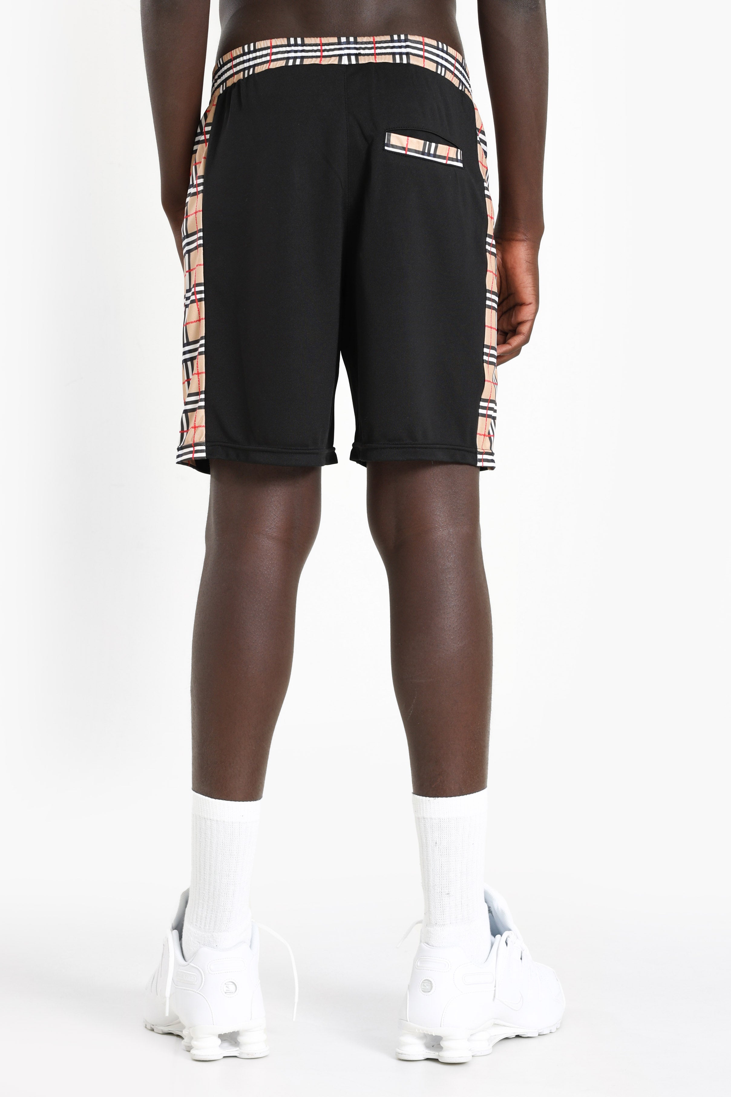 Sweat shorts - Black + Beige