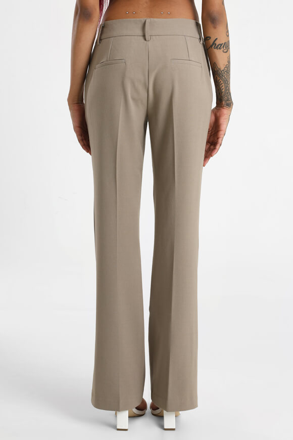 Fabric trousers - taupe