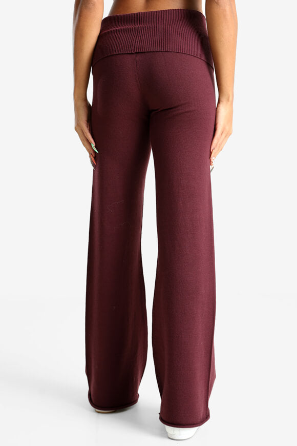 Knitted trousers - Bordeaux
