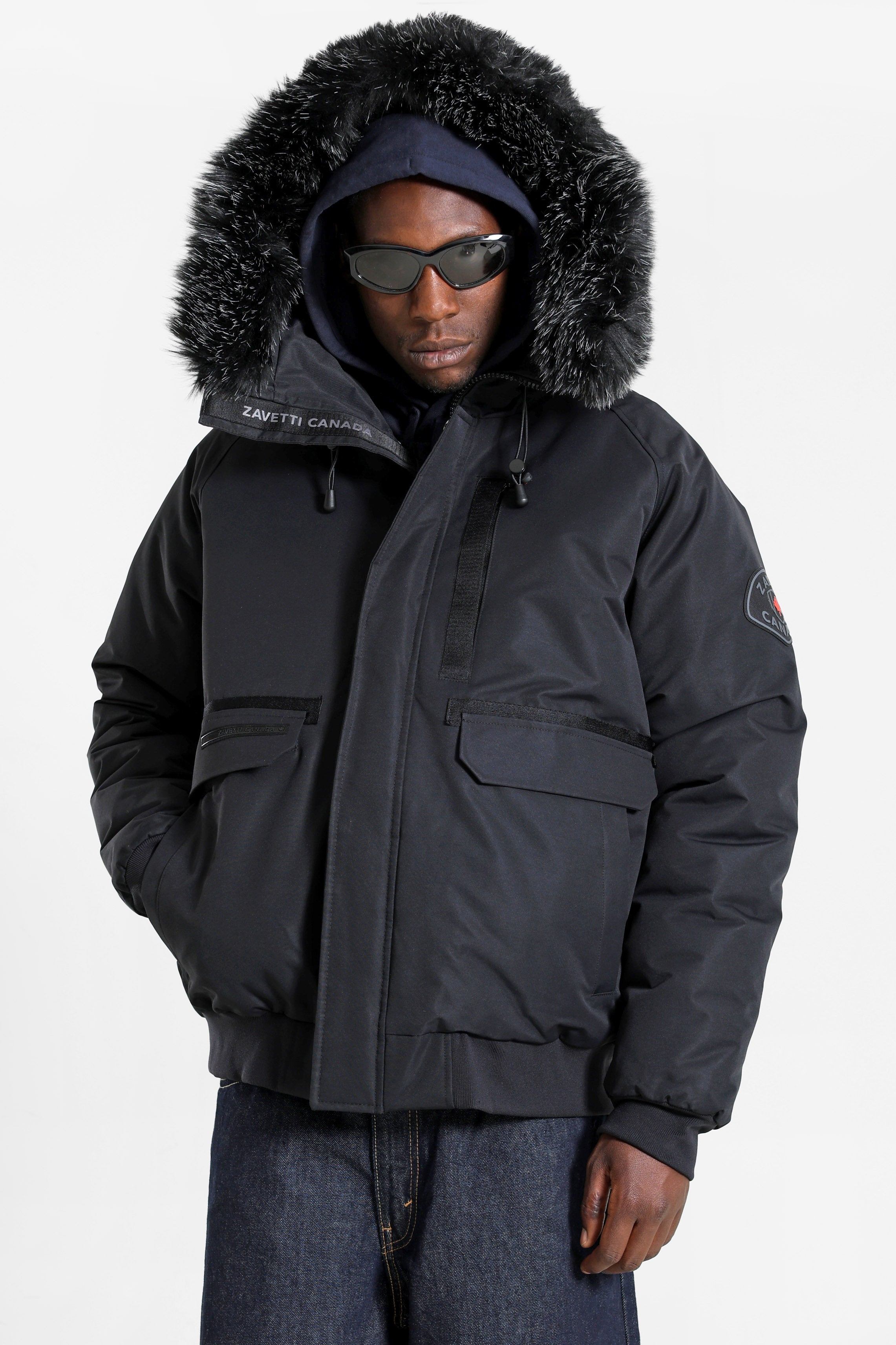 Abelli 3.0 Wattierte Bomberjacke - Black