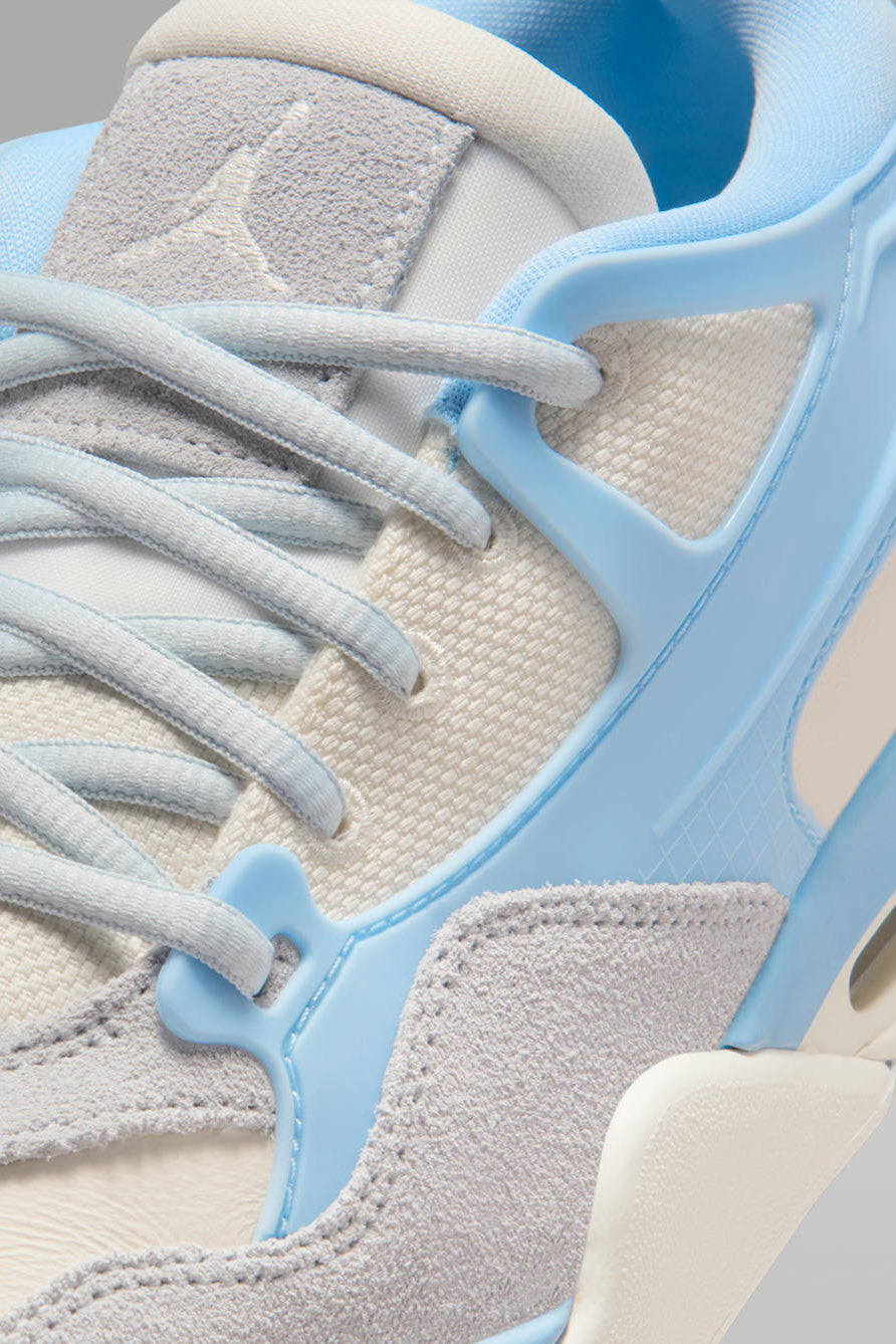 Air Jordan 4 RM Sneaker - Psychic Blue + Pale Ivory + Aura