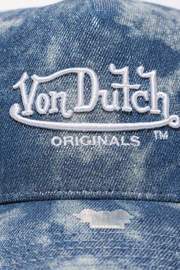 Newark casquette trucker / snapback - Denim Blue + White