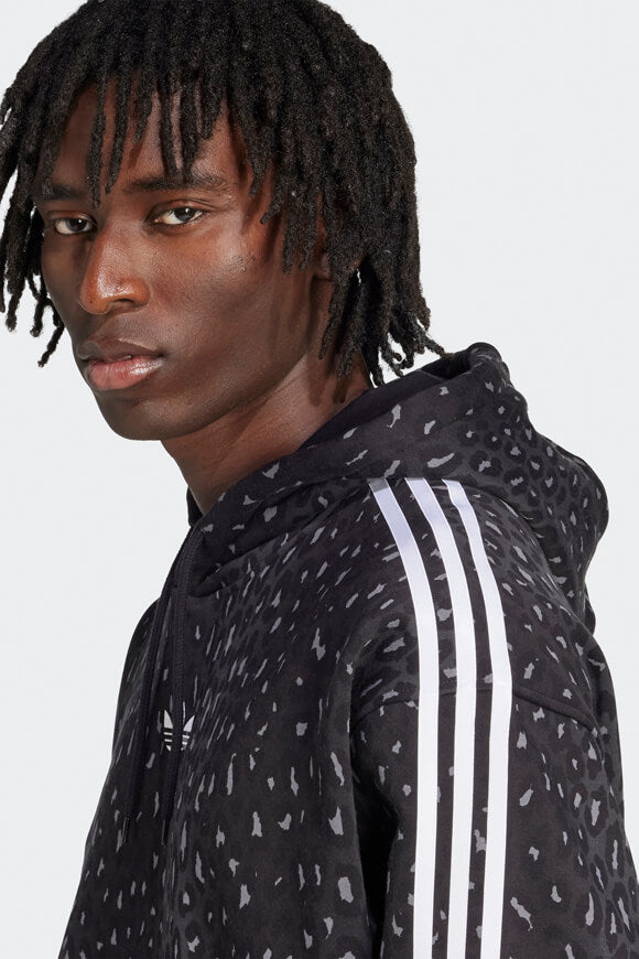 Felpa con cappuccio - Nero