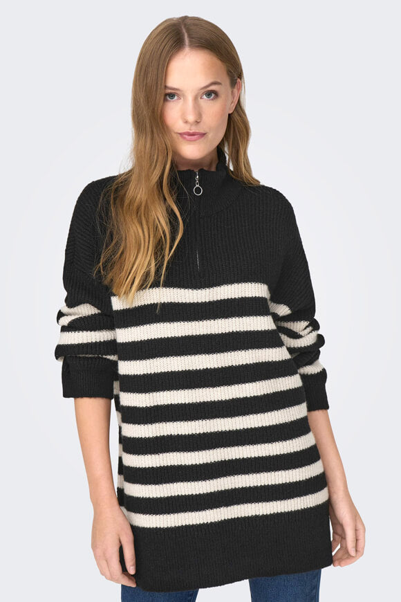 Pull oversize en grosse maille - Black + Moonbeam