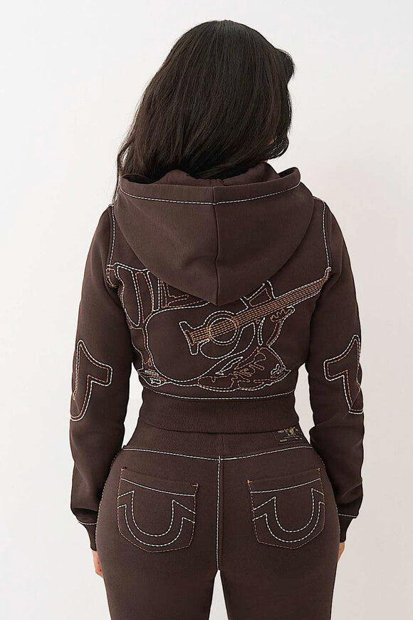 Giacca con cappuccio Anniversary - Ganache