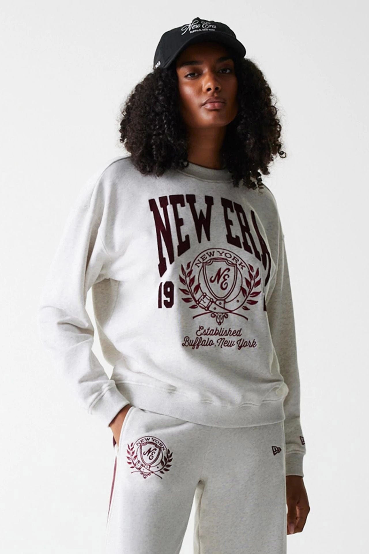 Sweatshirt ample - Light Grey Heather