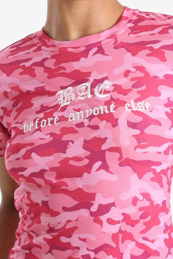 Maglietta - Rosa mimetico