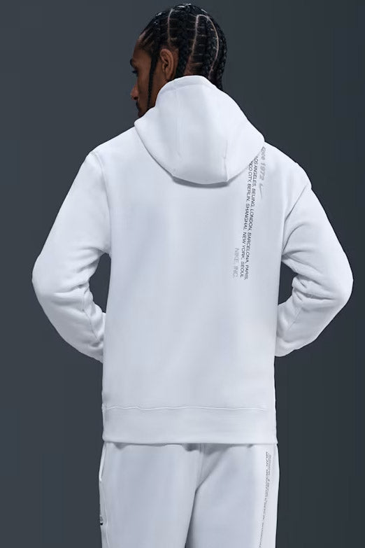 Sportswear Club Fleece hooded sweatshirt - White