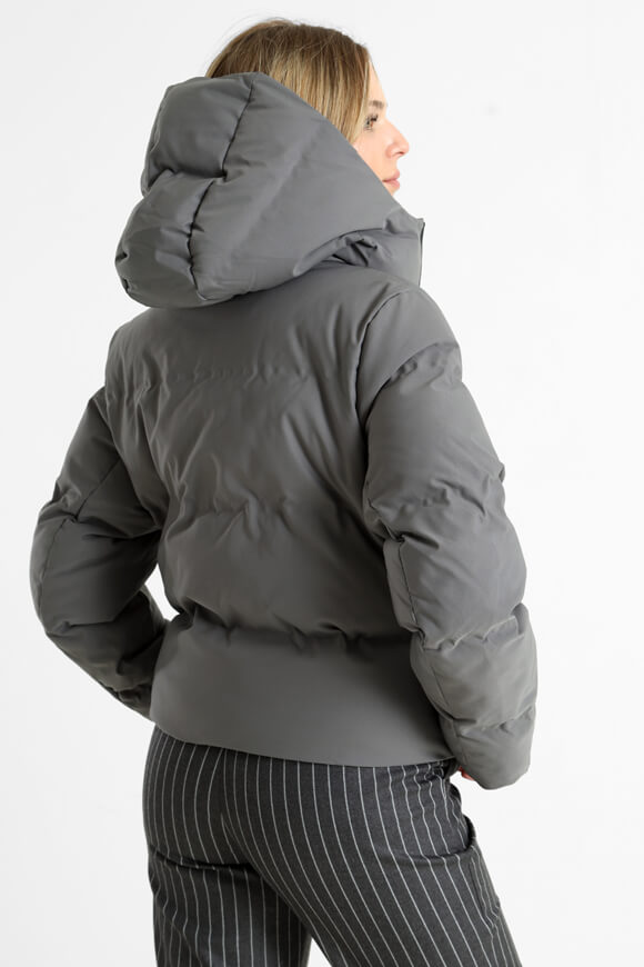 Quilted jacket - Dark Grey + Black