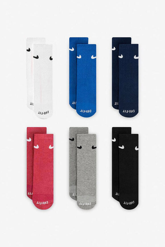 Performance Basics Sechserpack Kids Socken - Multicolor