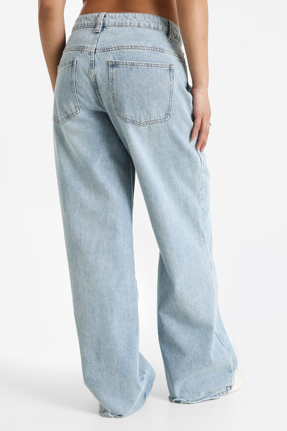 Baggy Fit Jeans - Hellblau