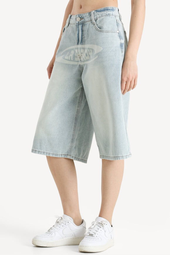 Short en jean - Bleu clair Délavé