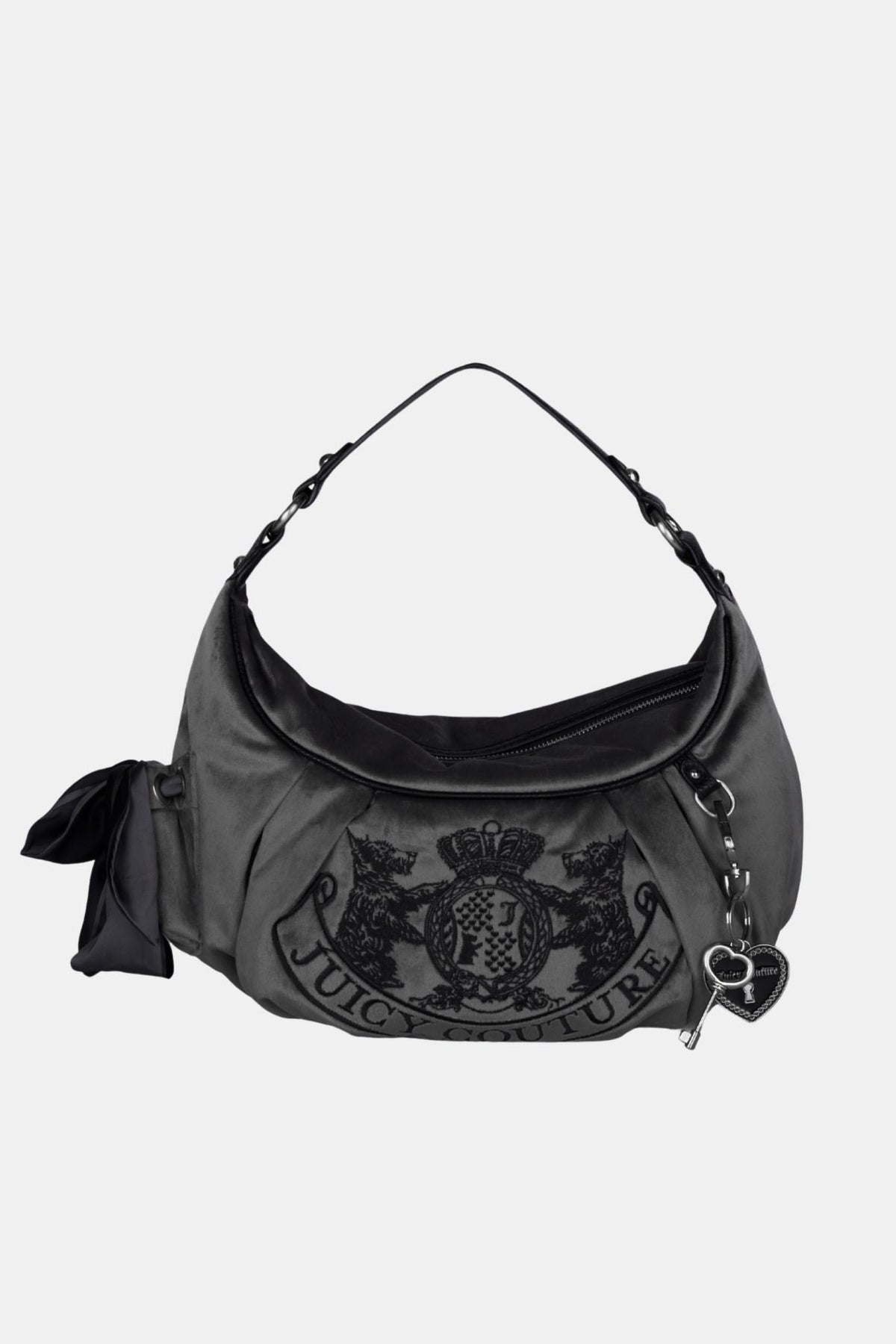 Daydreamer Samt Handtasche - Dark Grey