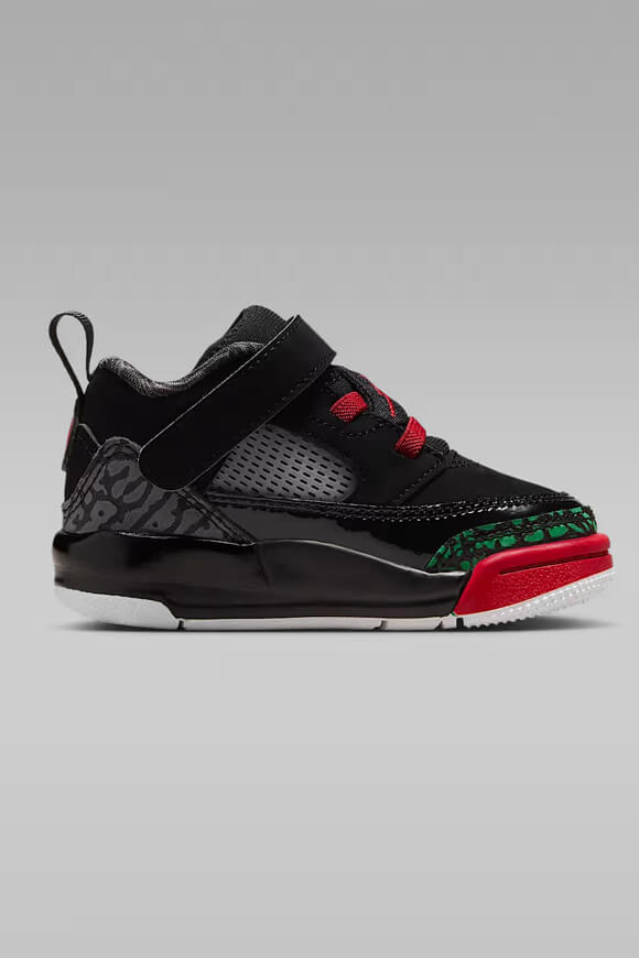 Spizike Baby Sneaker - Black + Varsity Red