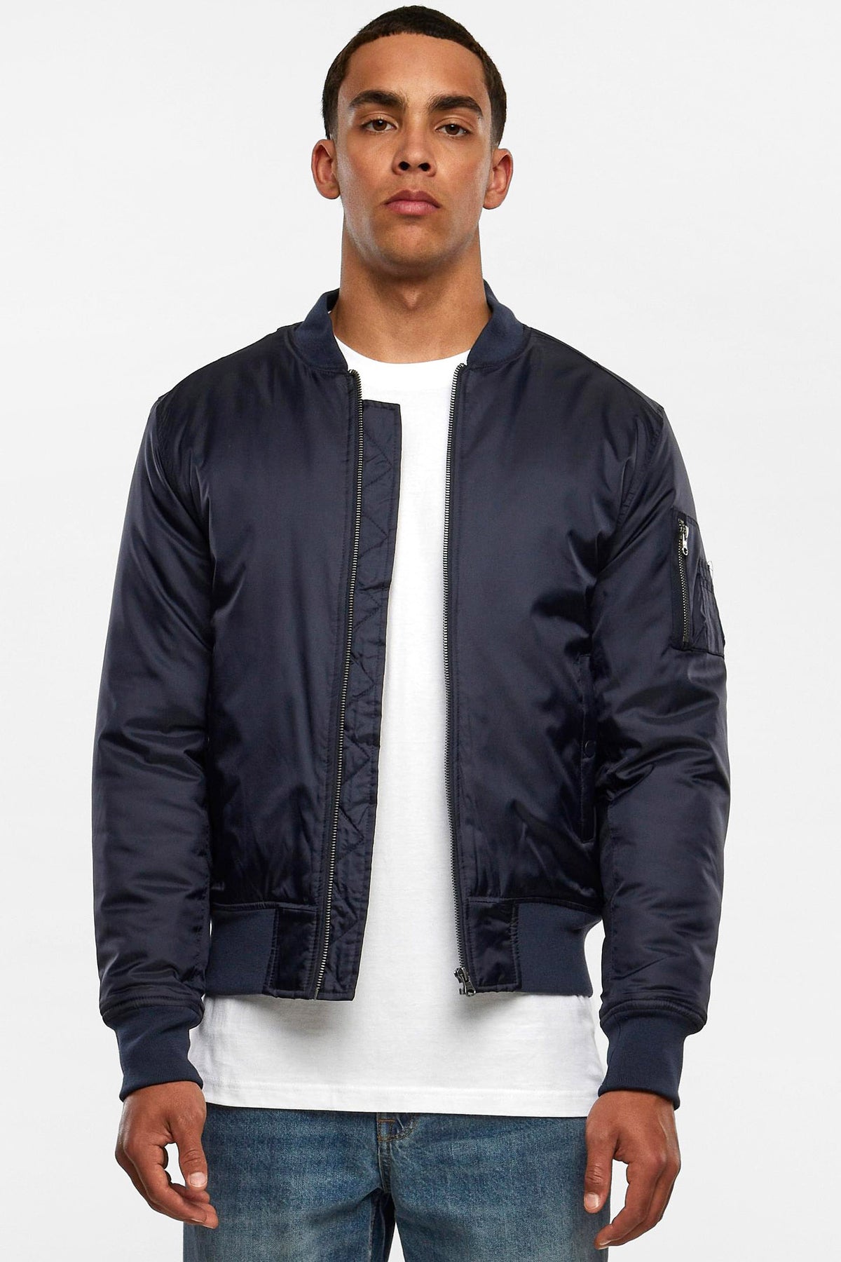 Giacca bomber imbottita - Navy