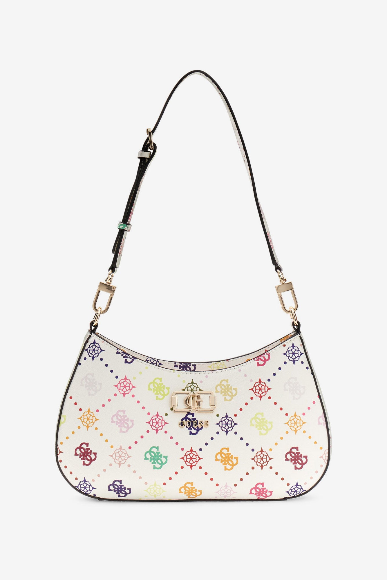 Emelie Handtasche - White + Multicolor