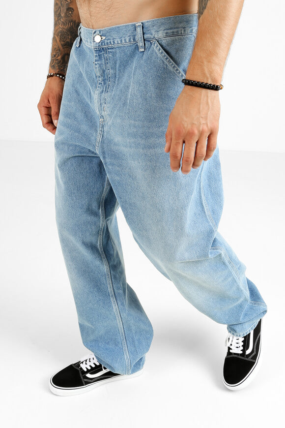 Relaxed straight fit jeans L32 - Light blue