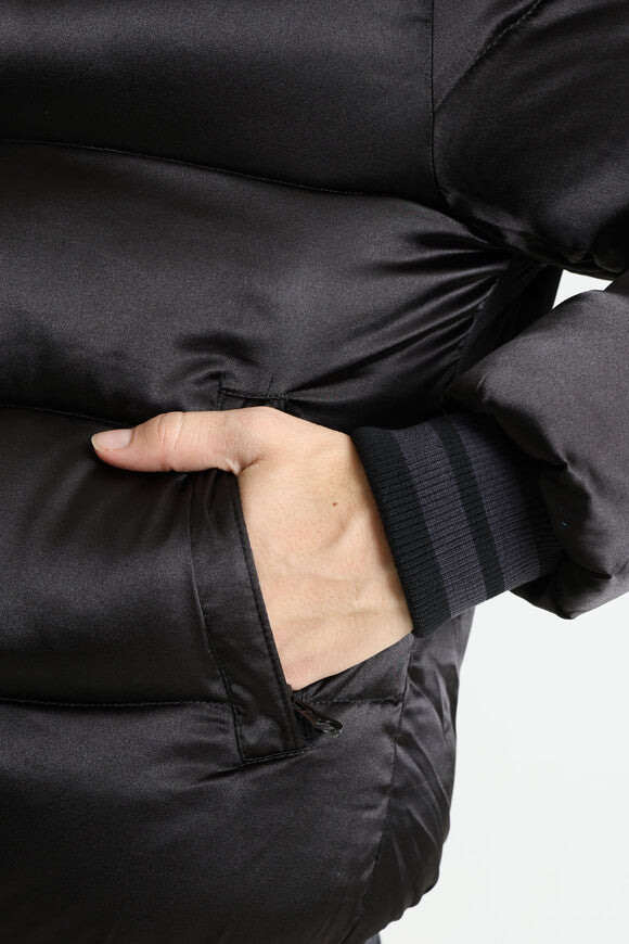 Giubbotto bomber in felpa - Nero