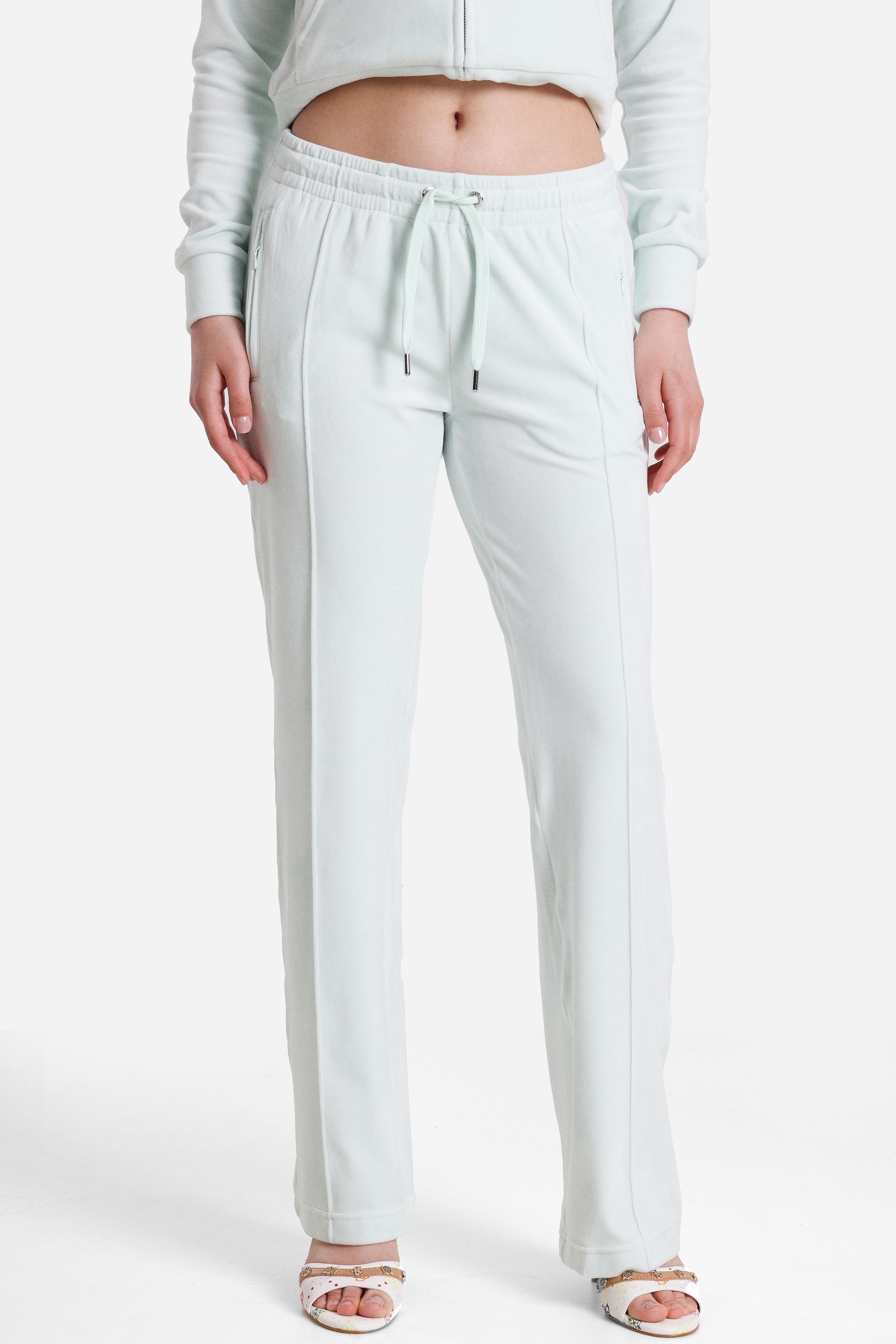 Tina Samt Hose - Morning Mist