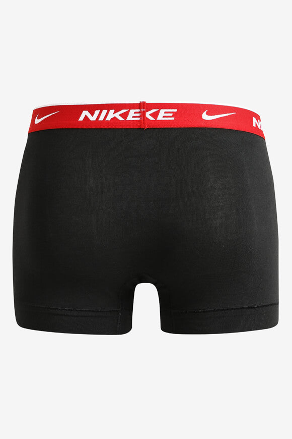 Dreierpack Boxershorts - Schwarz + Rot + Weiss + Royal