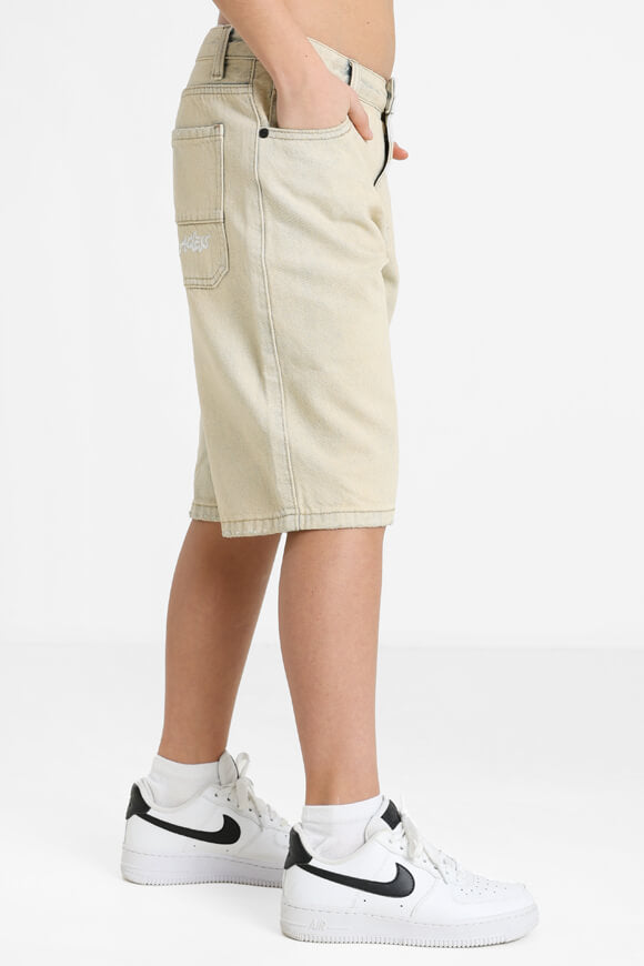 Short en jean - Beige