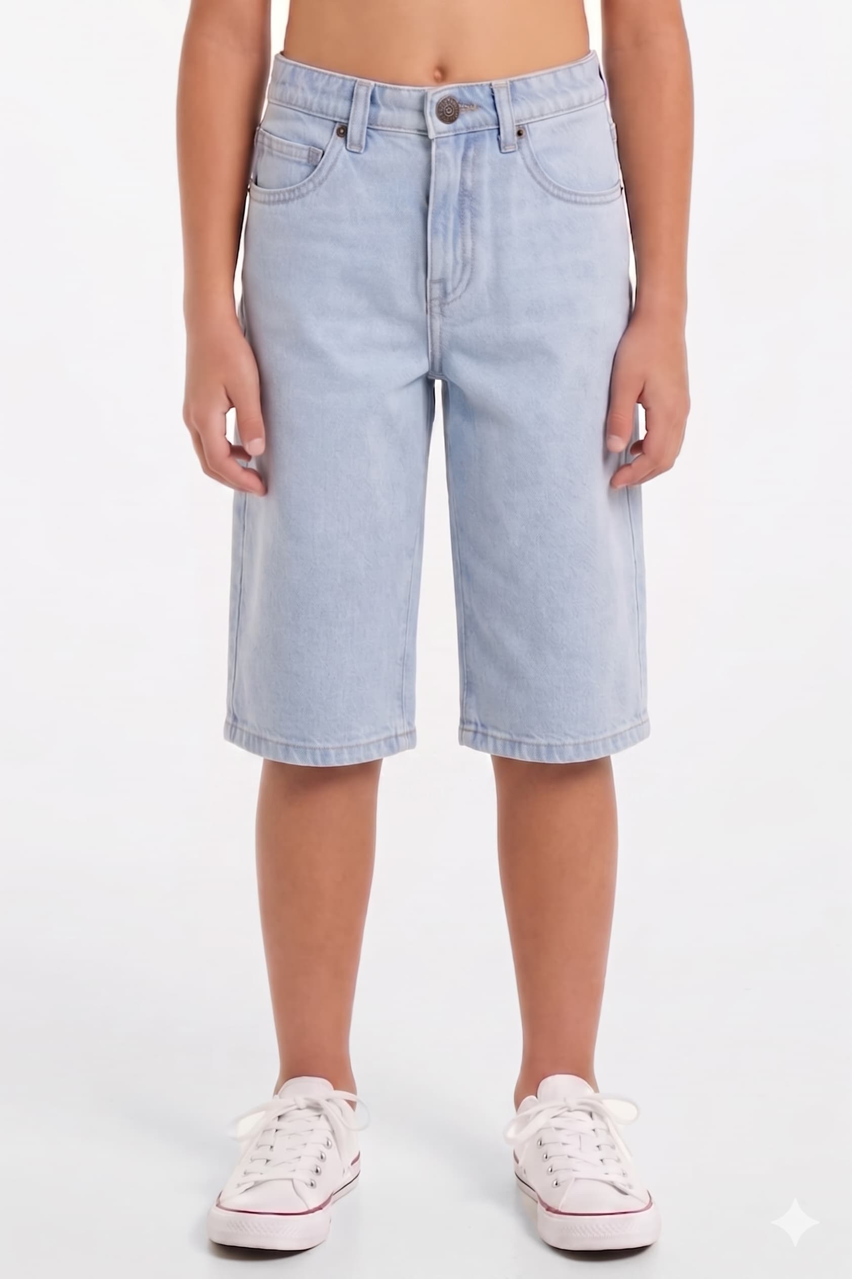 Jeans Bermudashorts - Blue Washed