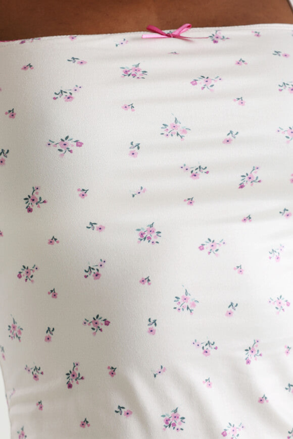 Top con cinturino - crema