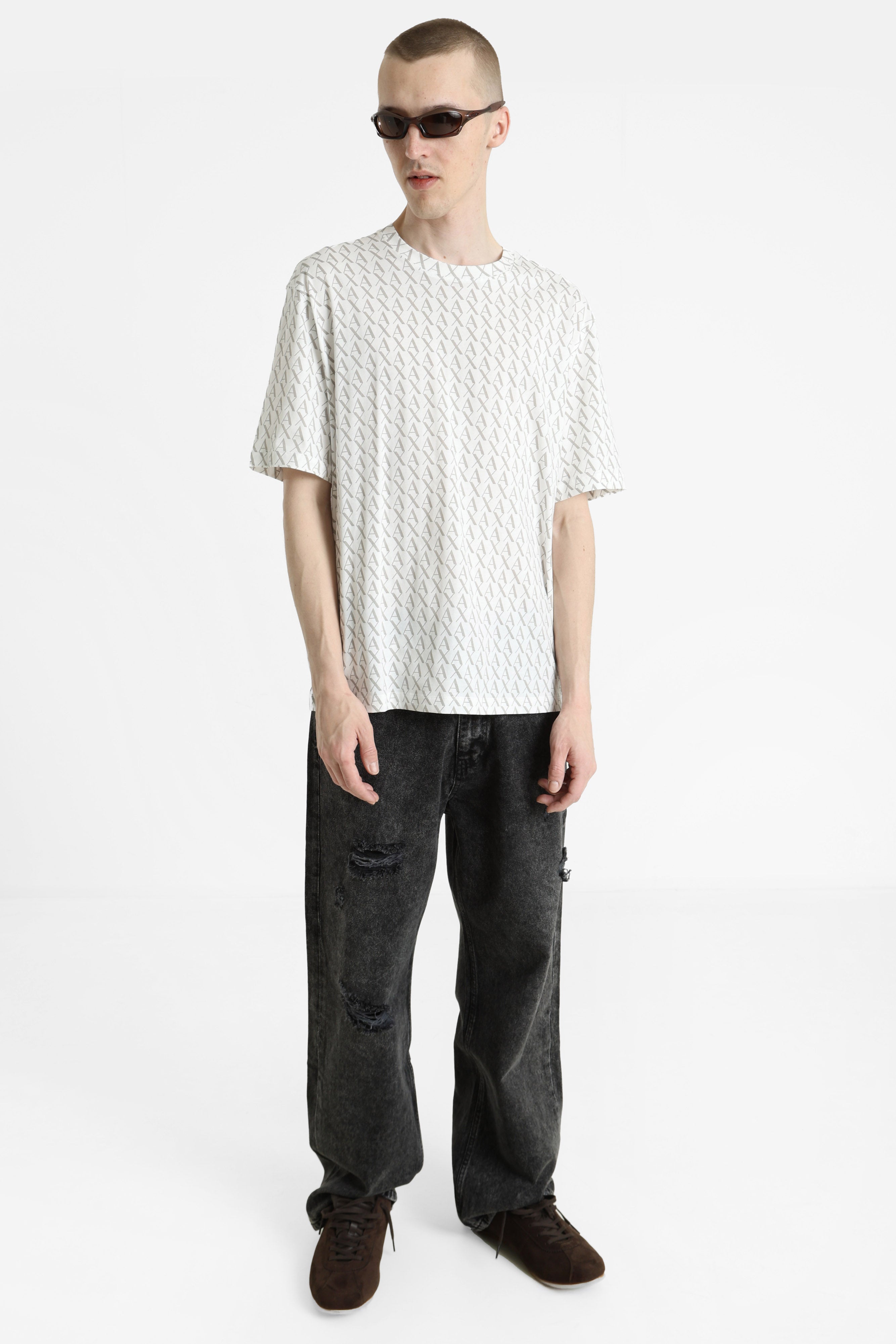 T-Shirt - Offwhite + Ash