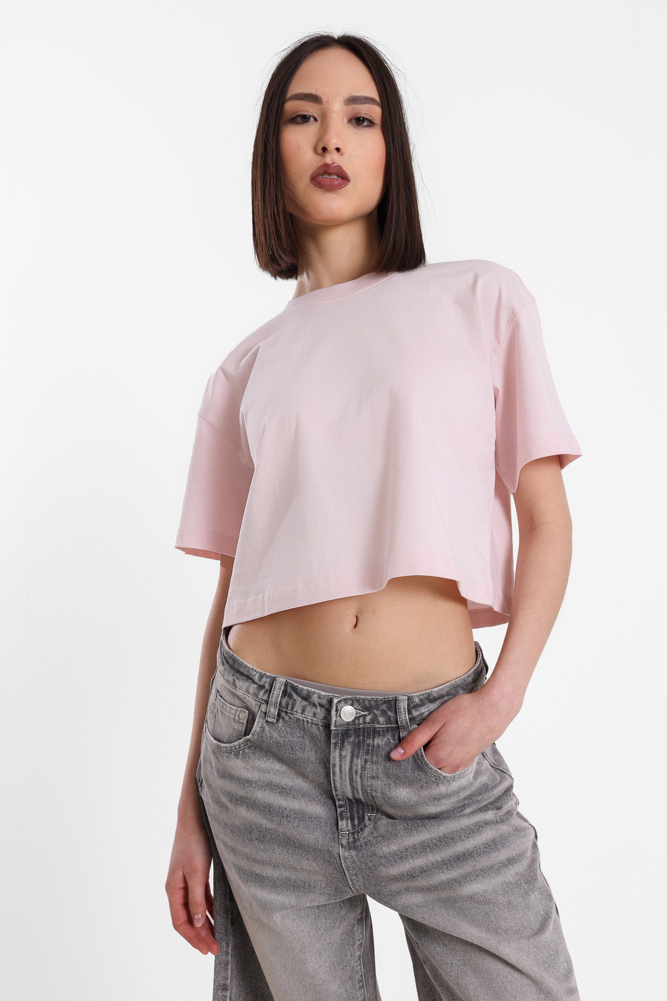 Crop T-Shirt - Rosa