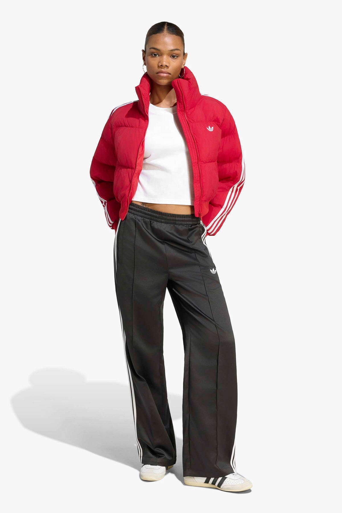 Giacca bomber corta trapuntata - Team Victory Red