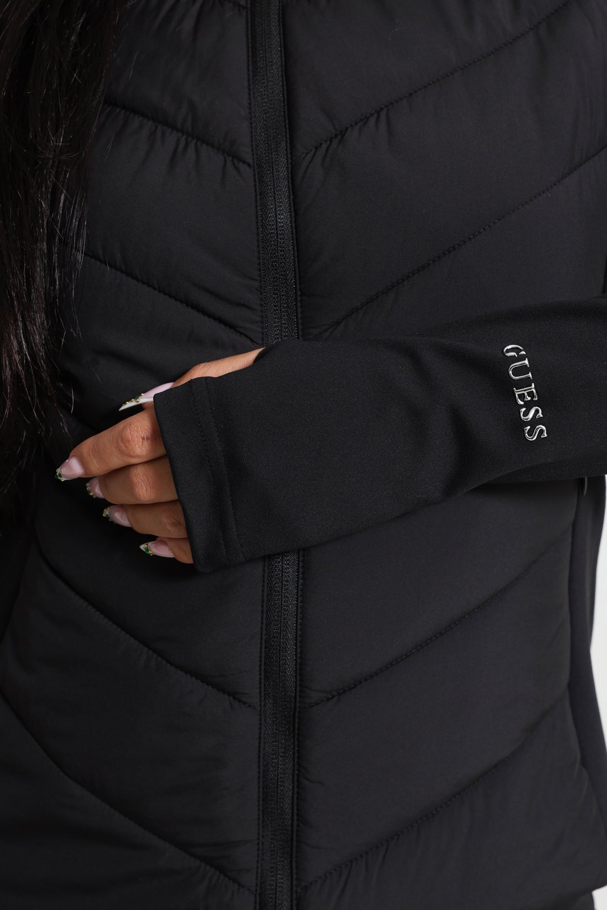 Leichte Gesteppte Jacke - Jet Black