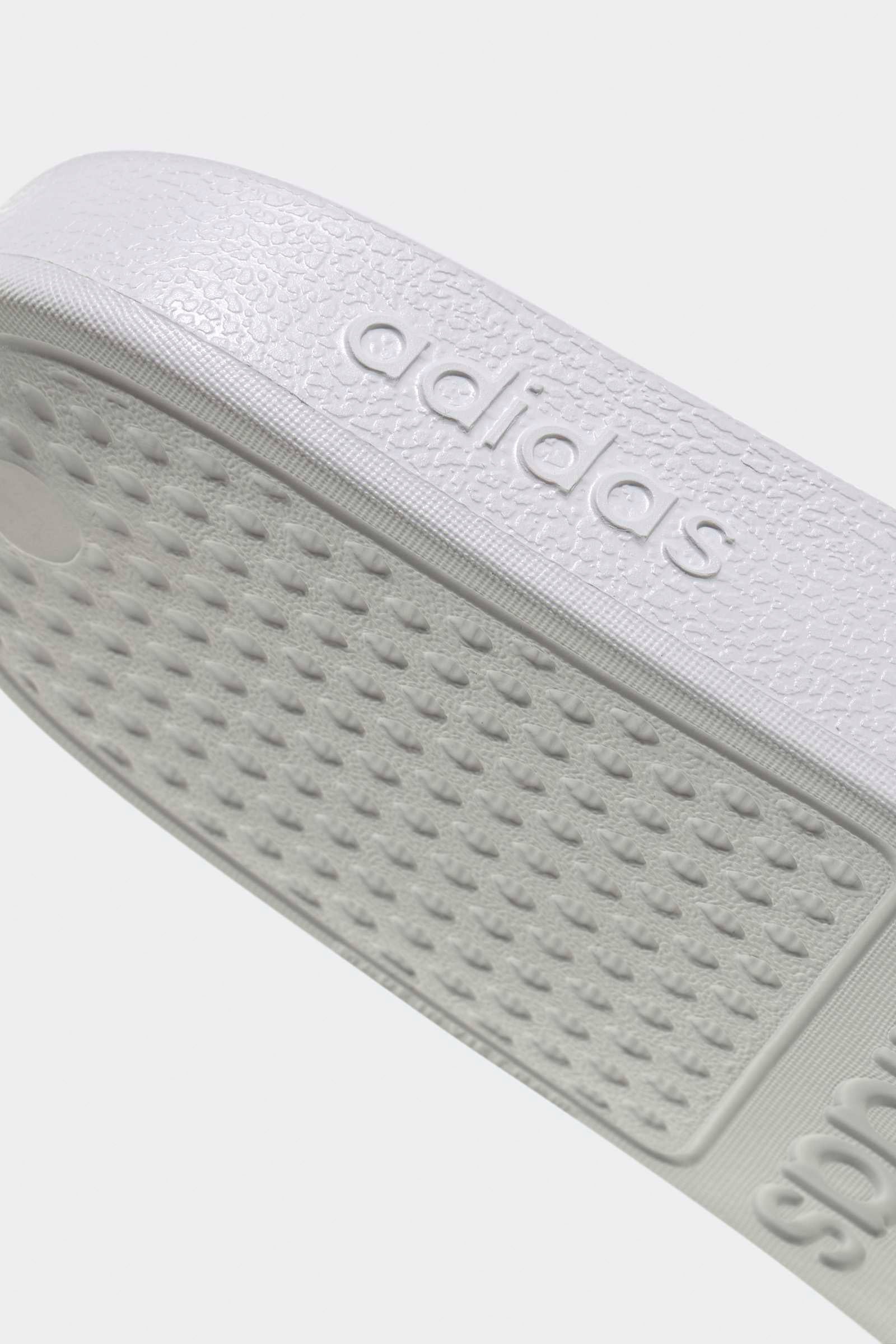 Adilette Aqua Pantoletten - Footwear White + Team Power Red + Crew Yellow