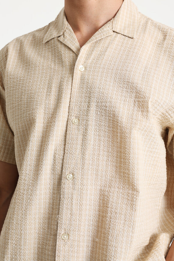 JORLUKE chemise en seersucker - Moonbeam