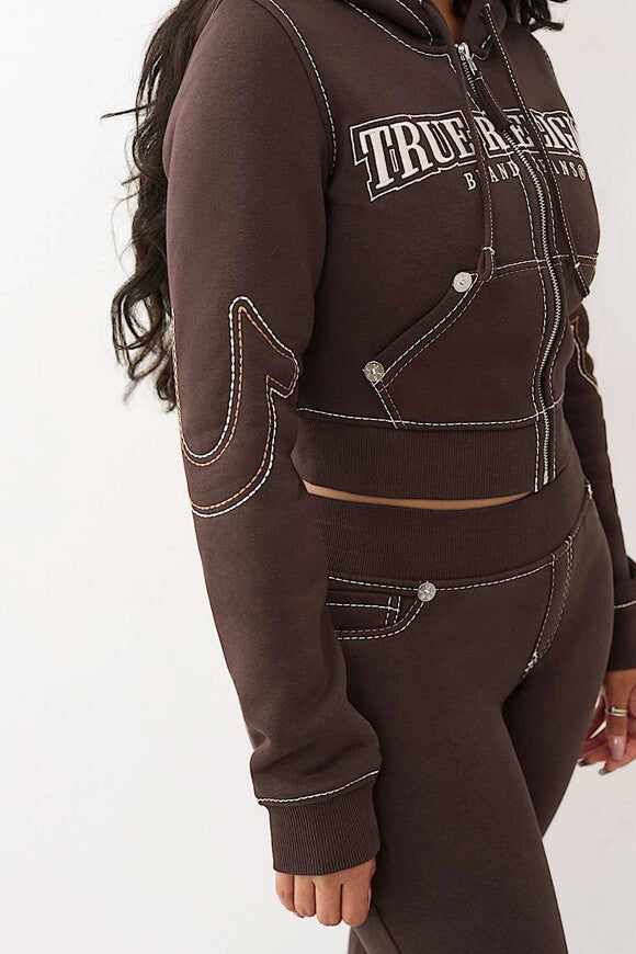 Giacca con cappuccio Anniversary - Ganache