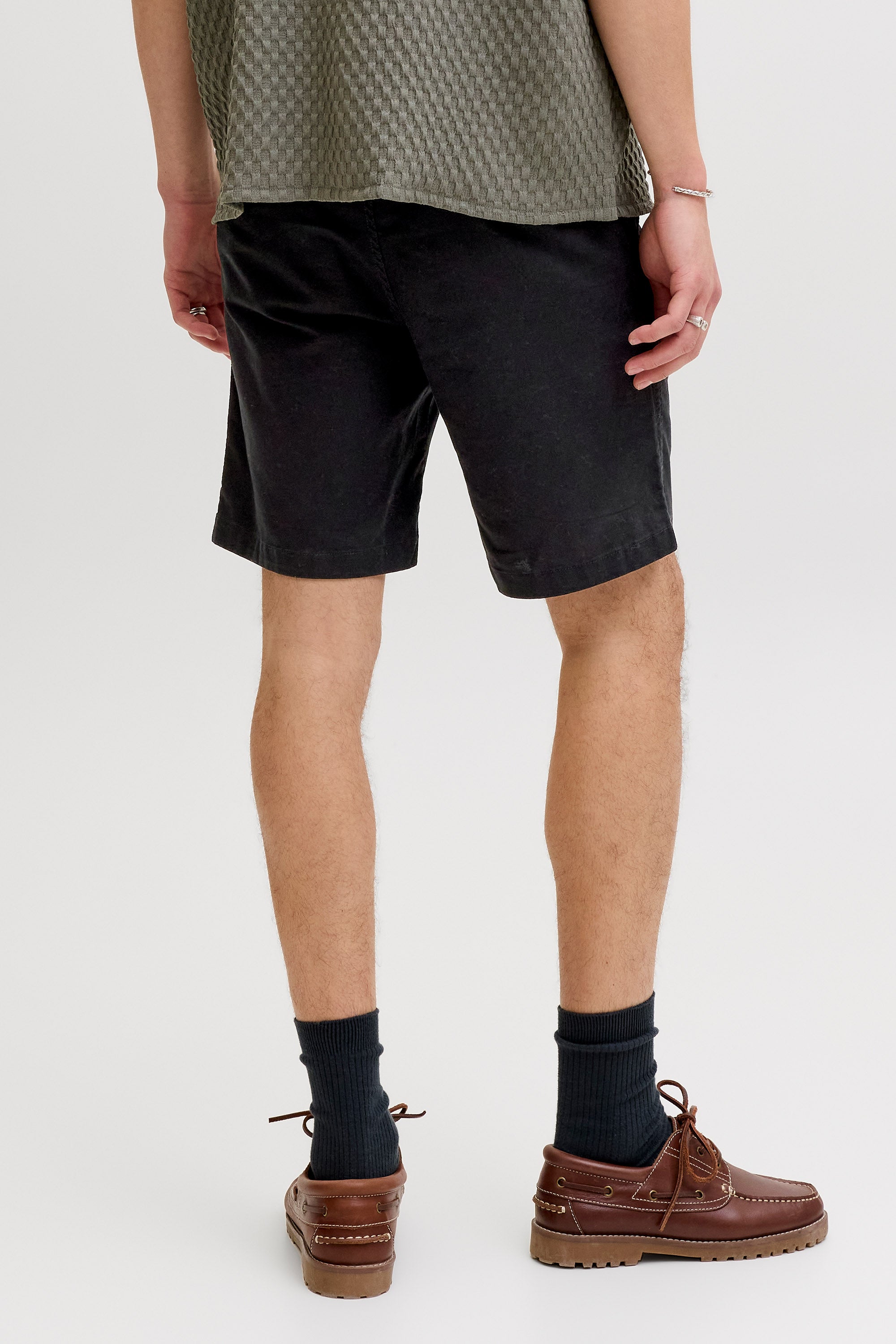 JPSTJAIDEN short en lin - Black