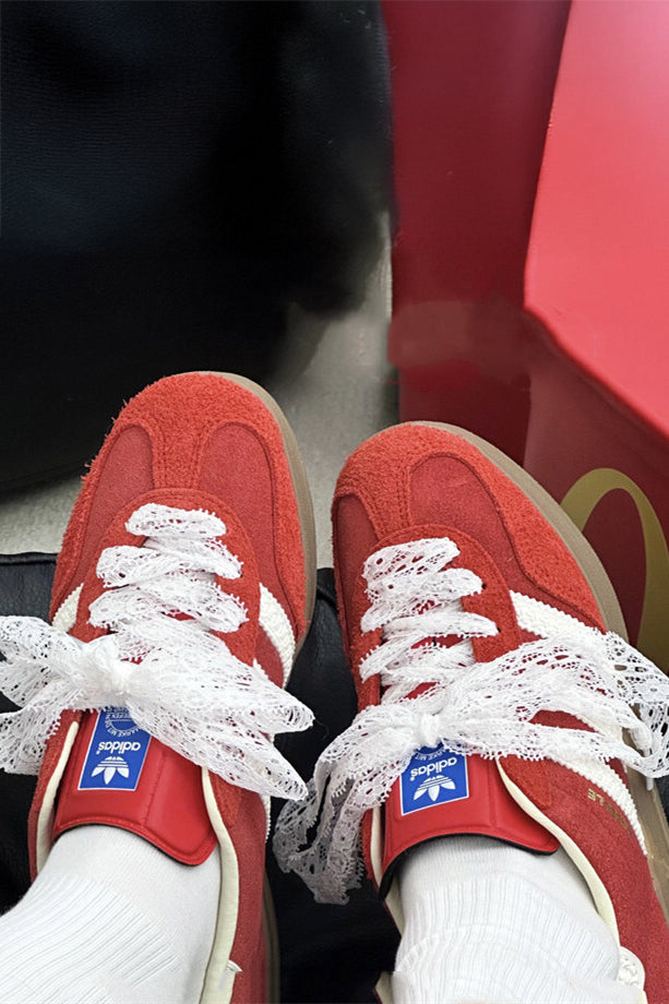 Spitzen-Schnürsenkel 150 cm - White