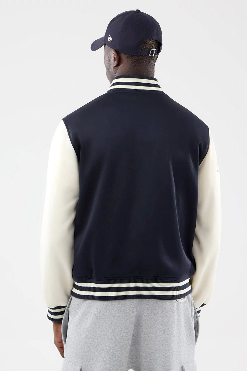 Collegejacke - Dark Navy + Offwhite