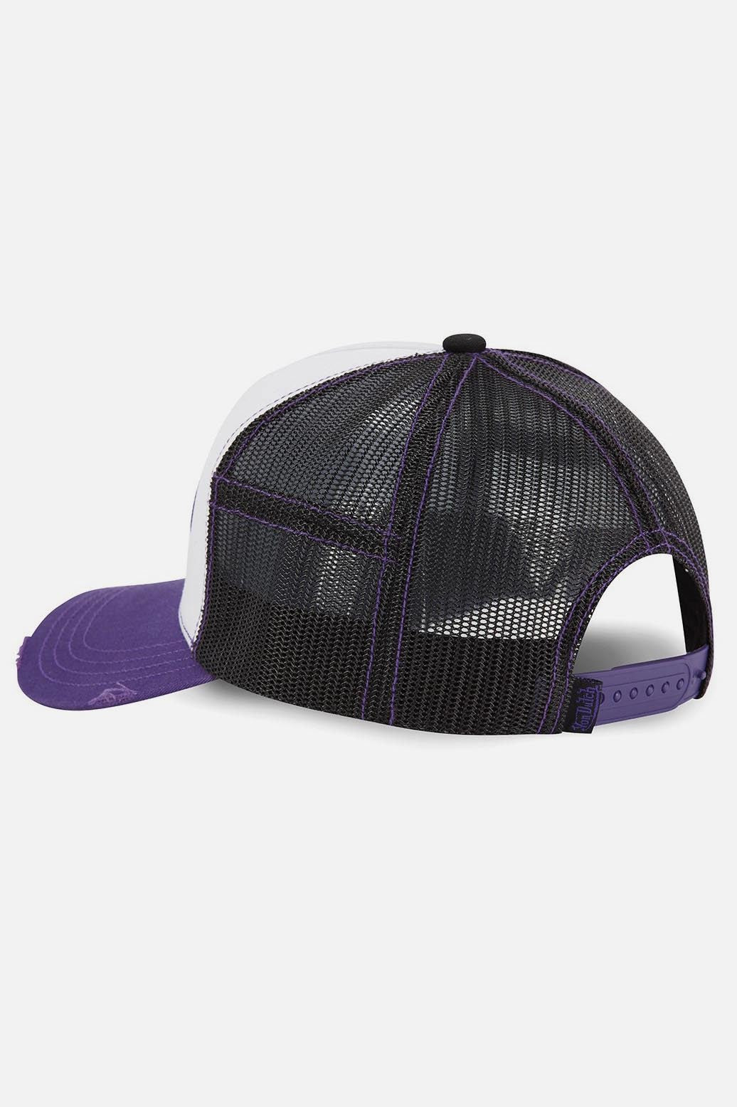 Trucker cap / snapback - White + Purple + Black