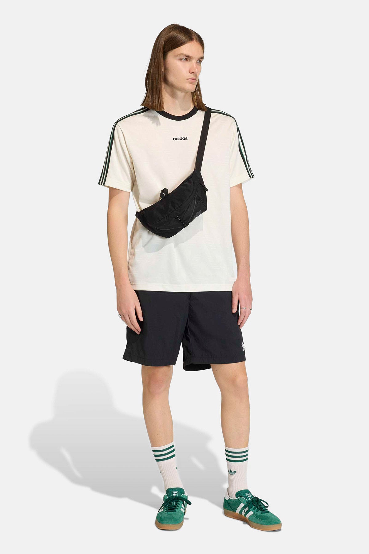 Jacquard Jersey T-Shirt - Offwhite