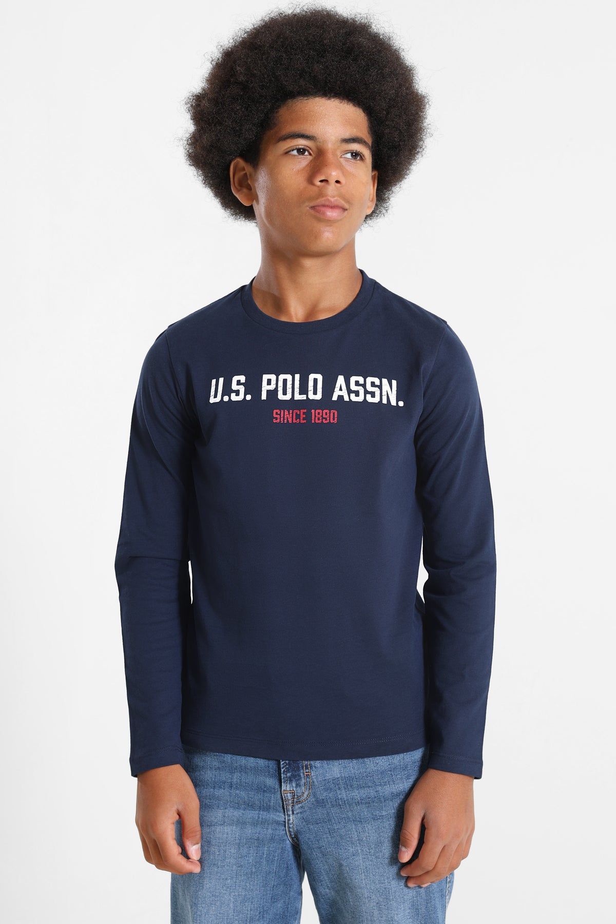 Langarmshirt - Navy