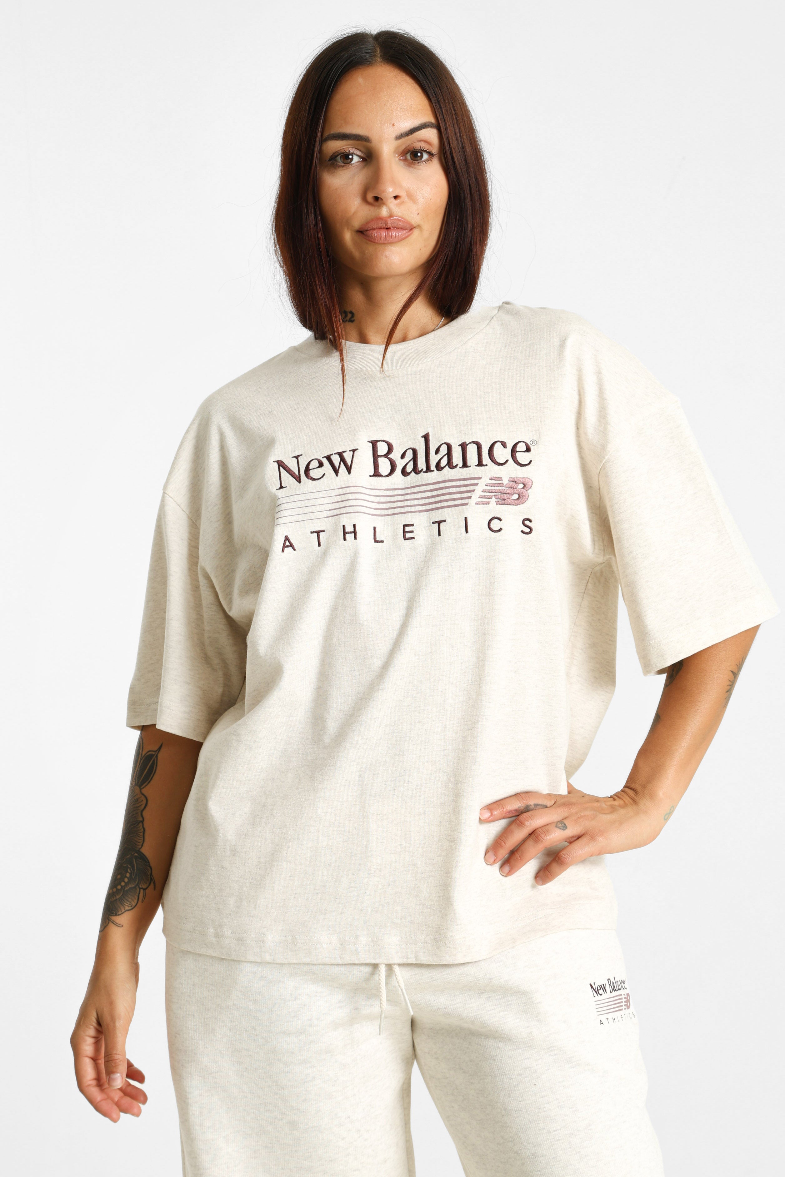 Loose-fitting T-Shirt - Linen Heather