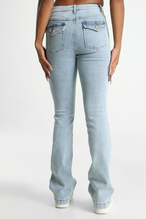 Flare jeans - light blue used