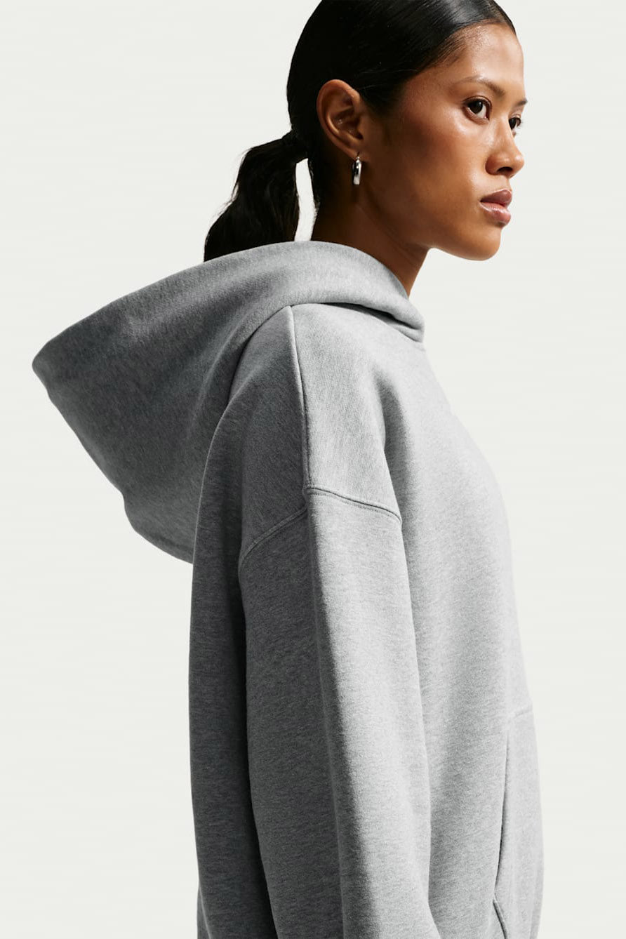 Oversize Kapuzensweatshirt - Dark Grey Heather