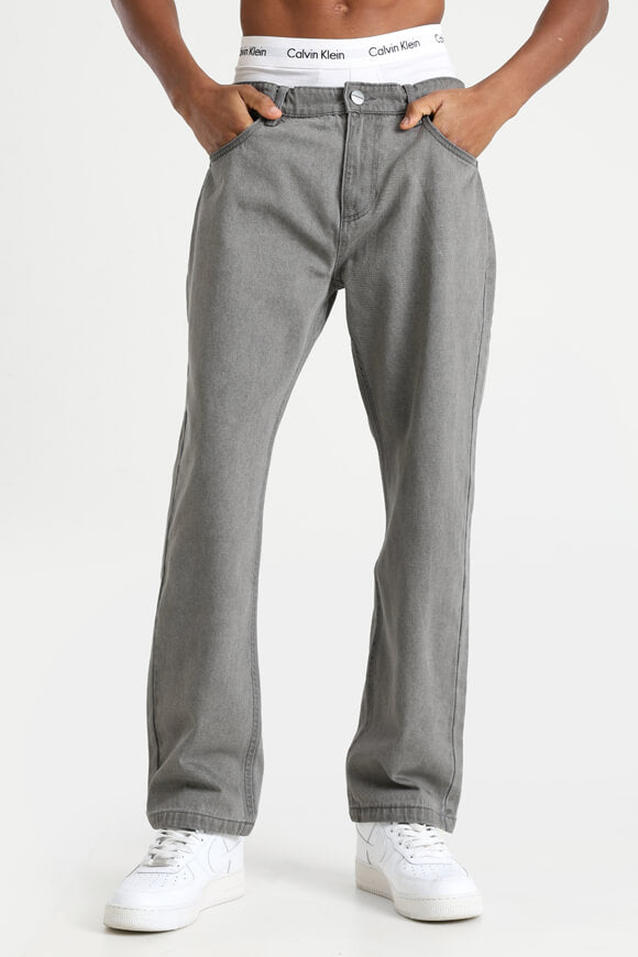 Baures Straight Fit Jeans - Washed Grey