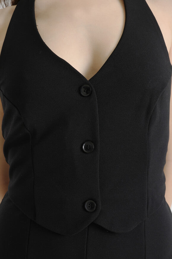 Neckholder Overall - Schwarz