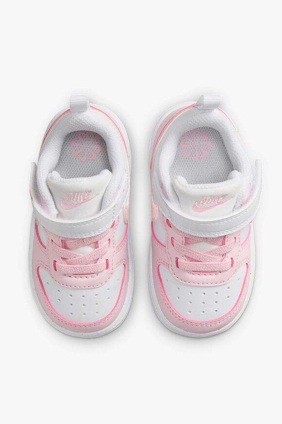 Sneaker Court Borough Recraft Bambino - Rosa Foam + Bianco